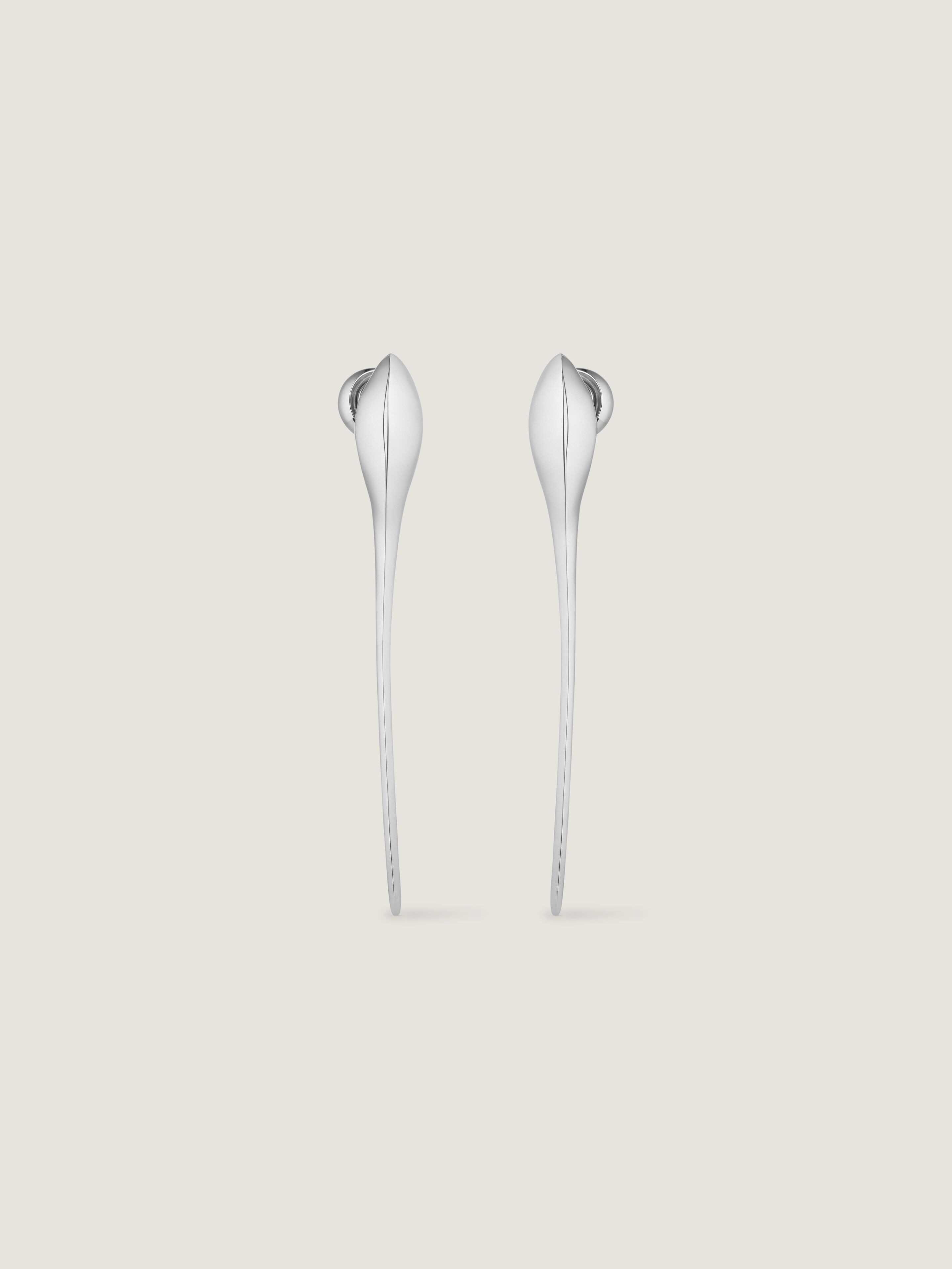 Maple Seed earrings in metal